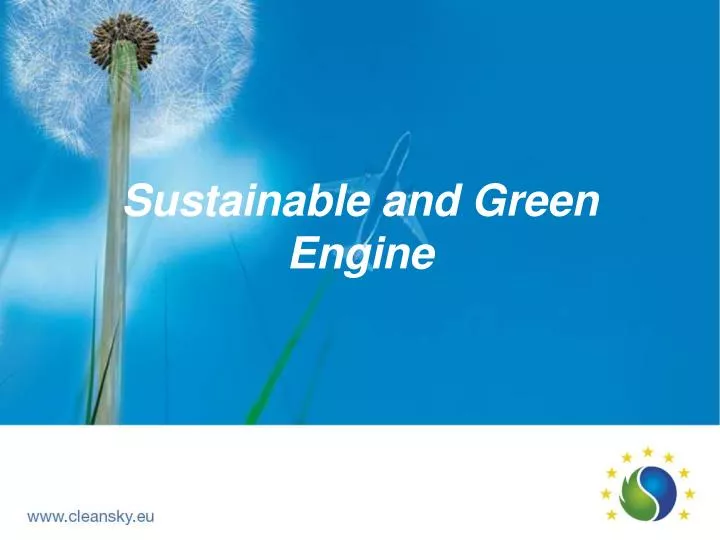 sustainable and green engine