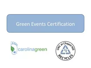 Green Events Certification