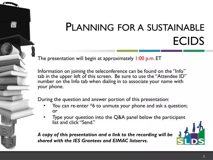 planning for a sustainable ecids