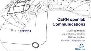 CERN openlab Communications