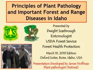 Principles of Plant Pathology and Important Forest and Range Diseases in Idaho