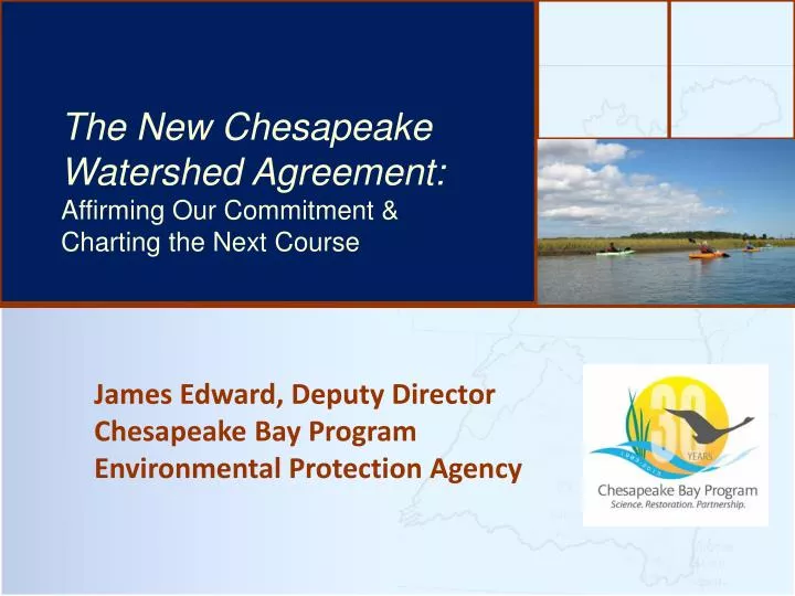 james edward deputy director chesapeake bay program environmental protection agency