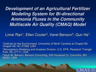Development of an Agricultural Fertilizer Modeling System for Bi-directional Ammonia Fluxes in the Community Multiscale