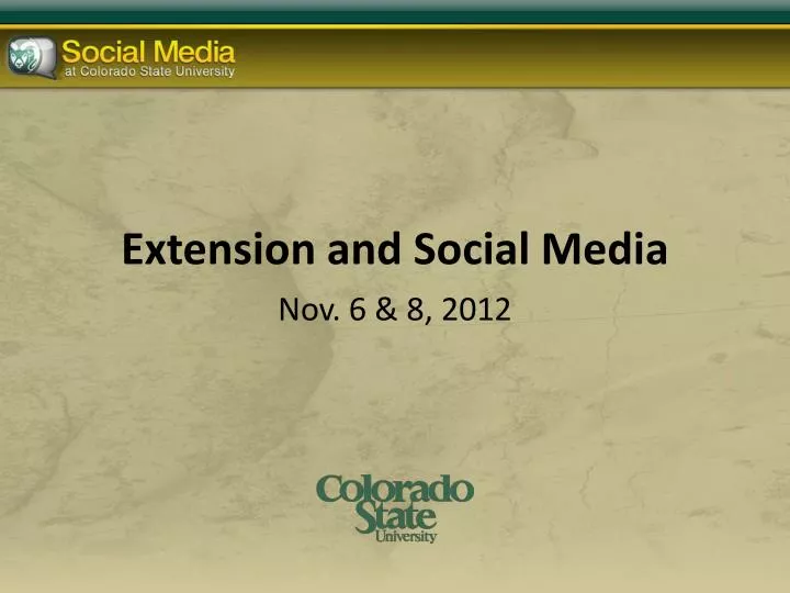 extension and social media