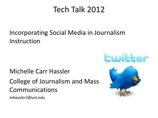 Tech Talk 2012