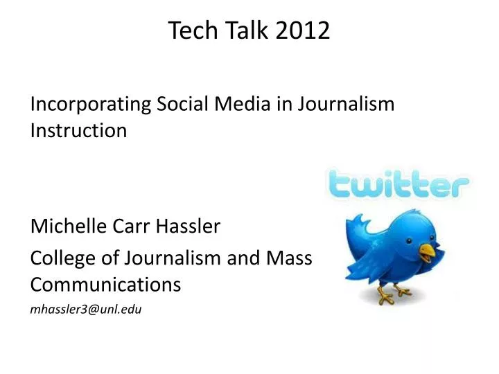 tech talk 2012