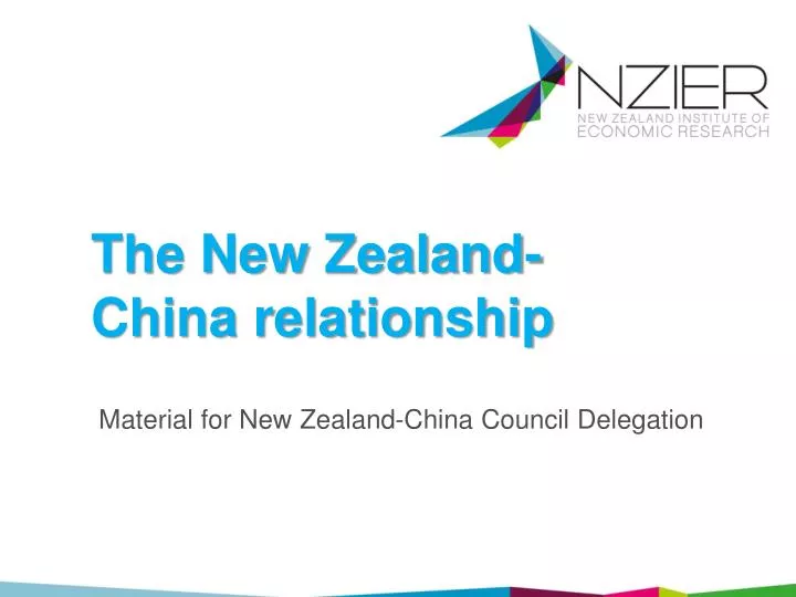 the new zealand china relationship