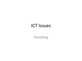 ict issues