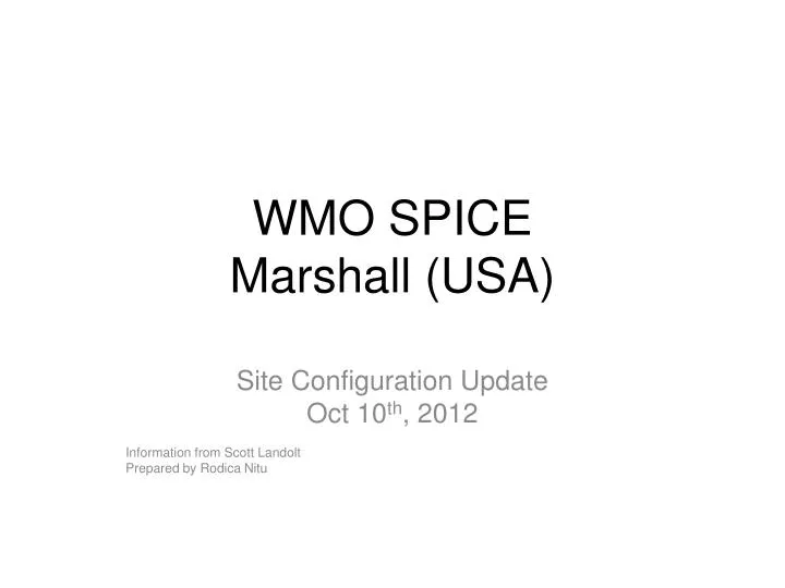 wmo spice marshall usa