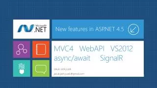 MVC4 WebAPI VS2012 async / await SignalR