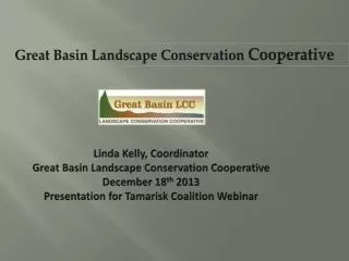 Great Basin Landscape Conservation Cooperative