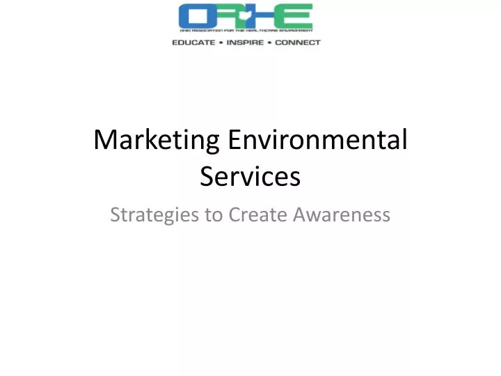 marketing environmental services