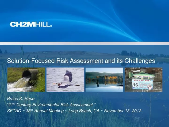 solution focused risk assessment and its challenges