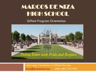 Marcos de Niza High School