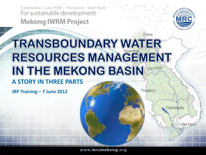 transboundary water resources management in the mekong basin