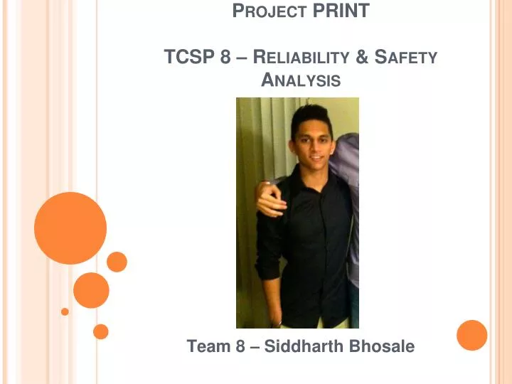 project print tcsp 8 reliability safety analysis
