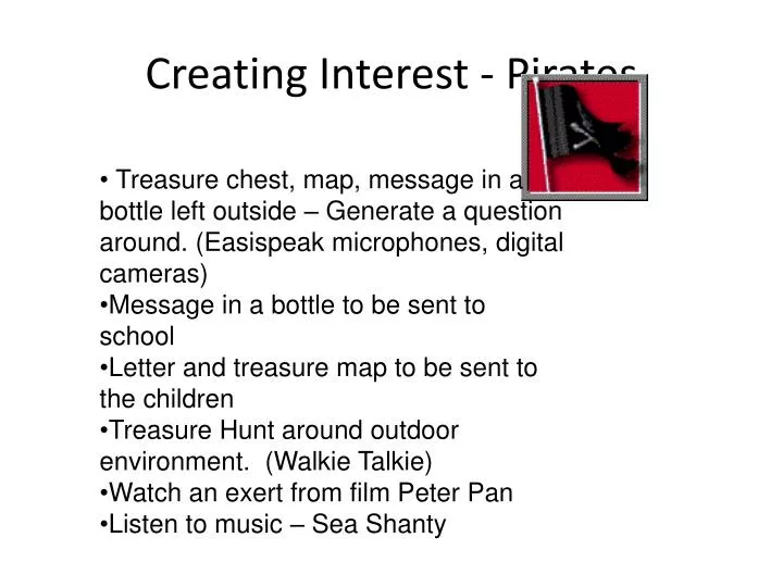 creating interest pirates