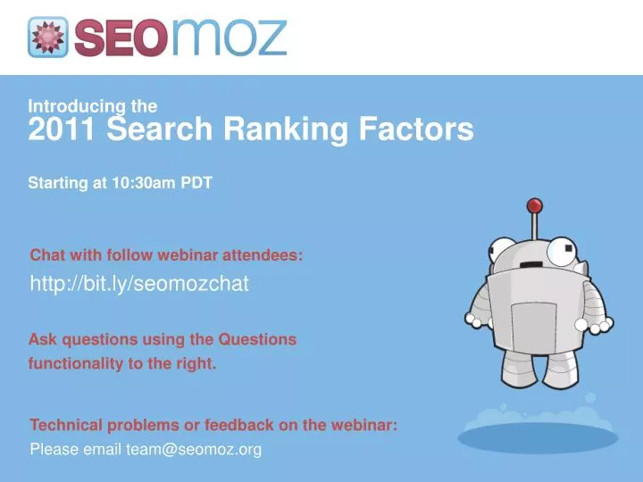 introducing the 2011 search ranking factors