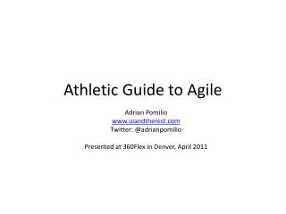 Athletic Guide to Agile