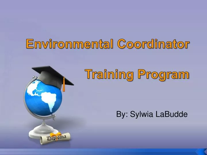 environmental coordinator training program