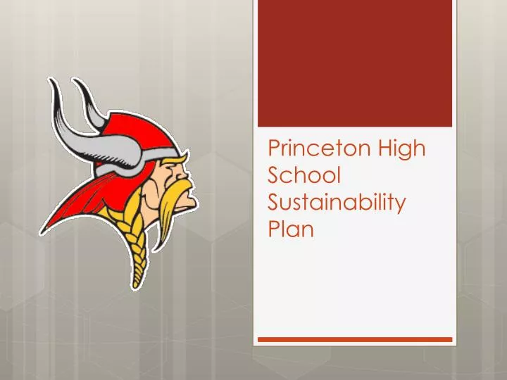 princeton high school sustainability plan