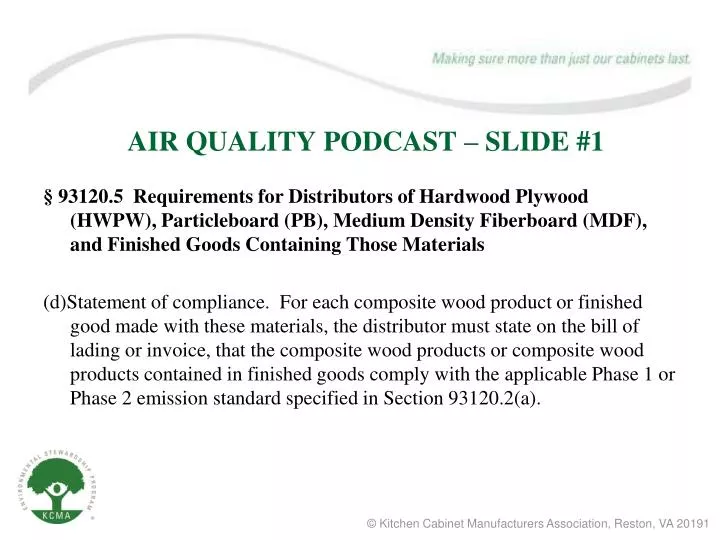 air quality podcast slide 1