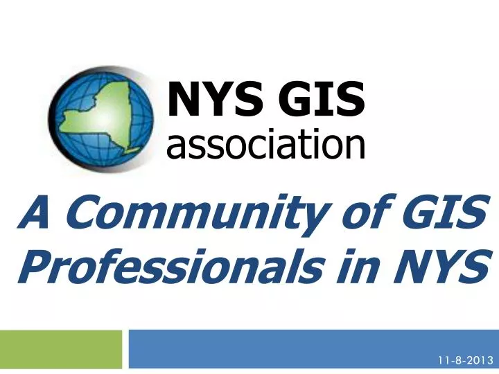 a community of gis professionals in nys