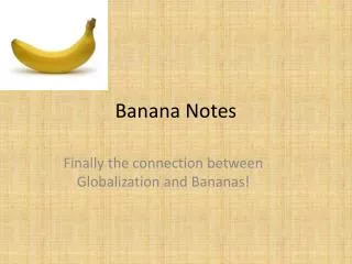 Banana Notes