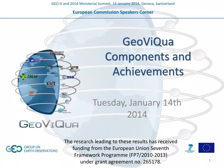 geoviqu a components and achievements