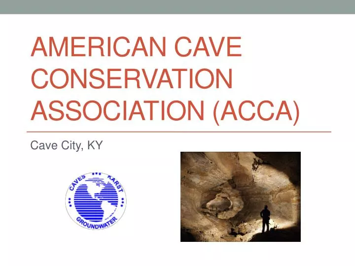 american cave conservation association acca