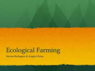 Ecological Farming