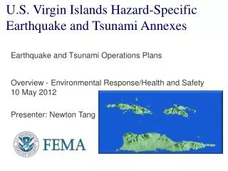 U.S. Virgin Islands Hazard-Specific Earthquake and Tsunami Annexes
