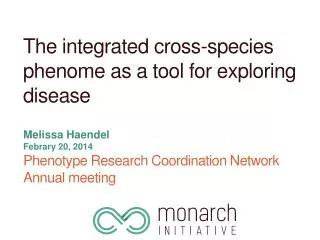 The integrated cross-species phenome as a tool for exploring disease