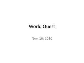 World Quest