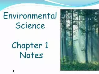 environmental science chapter 1 critical thinking answers
