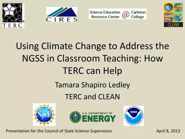 using climate change to address the ngss in classroom teaching how terc can help