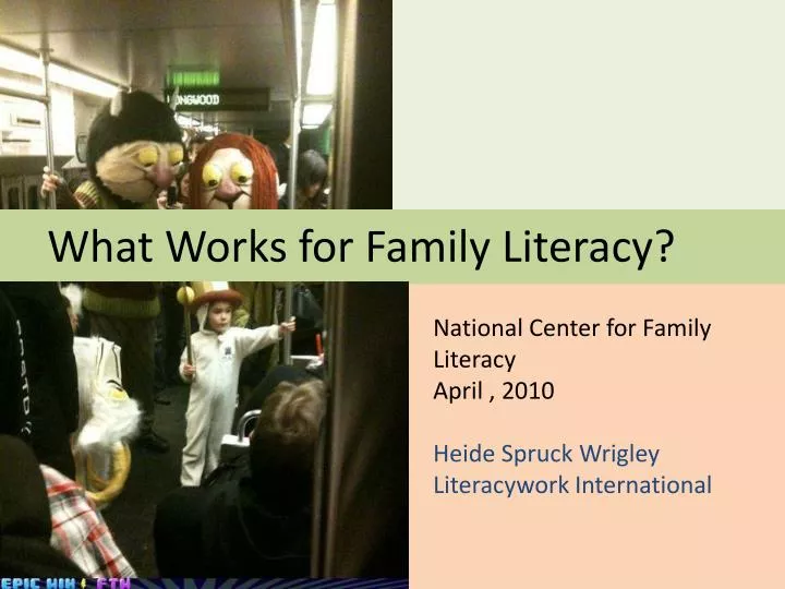 what works for family literacy