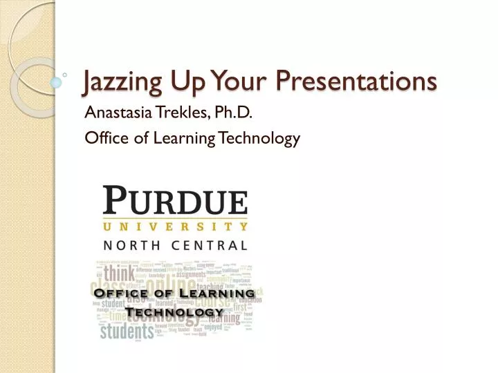 jazzing up your presentations