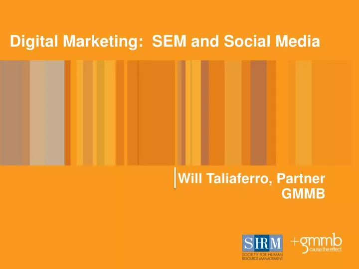 digital marketing sem and social media