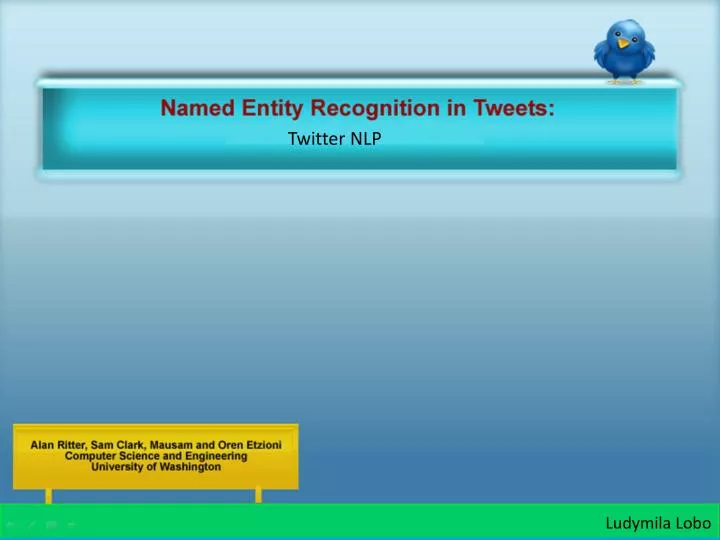 named entity recognition in tweets twitternlp