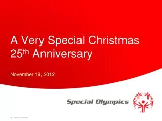 A Very Special Christmas 25 th Anniversary