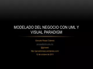 modelado del negocio con uml y visual paradigm