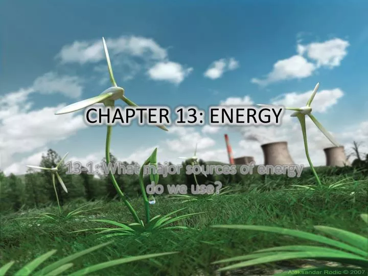 chapter 13 energy