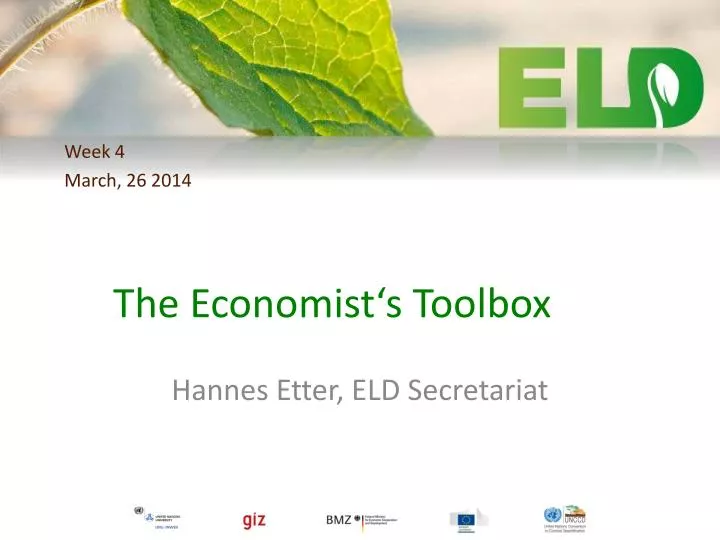the economist s toolbox