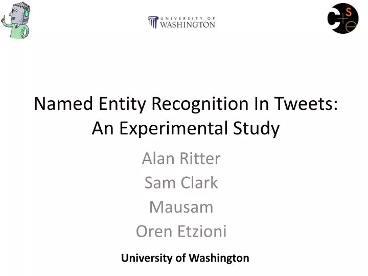 named entity recognition in tweets an experimental study