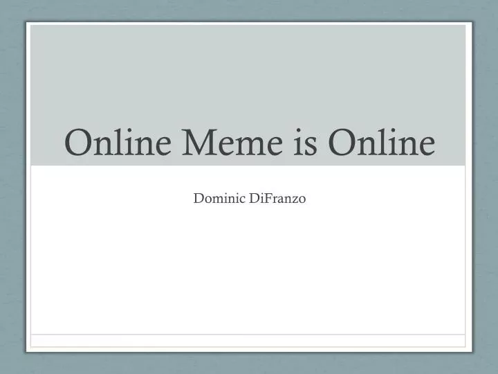 online meme is online