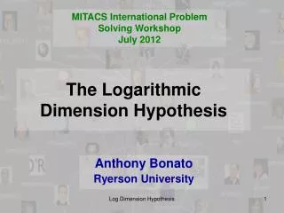 The Logarithmic Dimension Hypothesis
