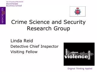 Crime Science and Security Research Group