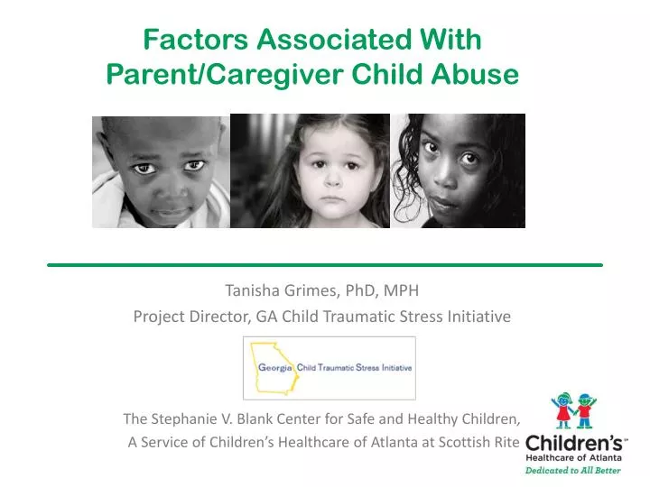 factors associated with parent caregiver child abuse
