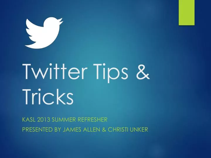 twitter tips tricks